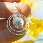 Load image into Gallery viewer, OOAK pendant with captured plant #18 • rose quartz (ready to ship)
