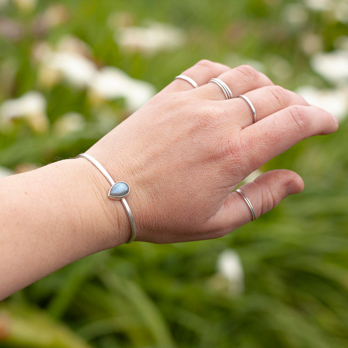 OOAK Elva bracelet #1 • labradorite (ready to ship)