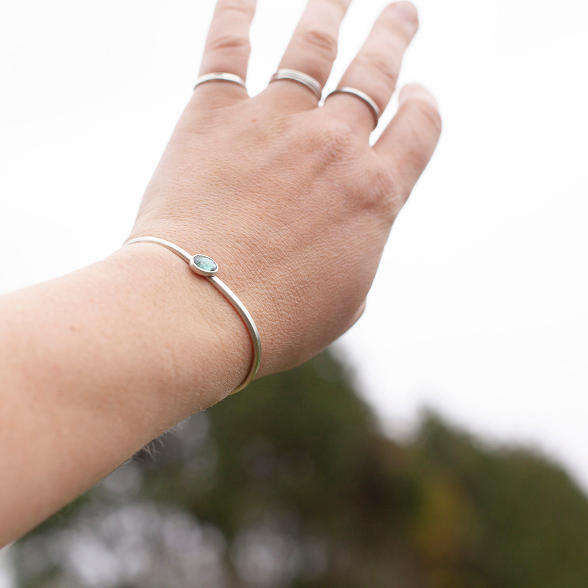 OOAK Elva bracelet #5 • Kyanite (ready to ship)