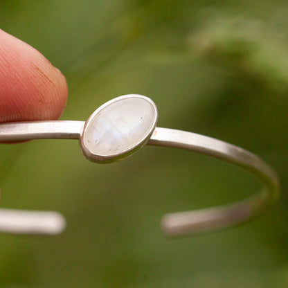 OOAK Elva bracelet #6 • white labradorite (ready to ship)