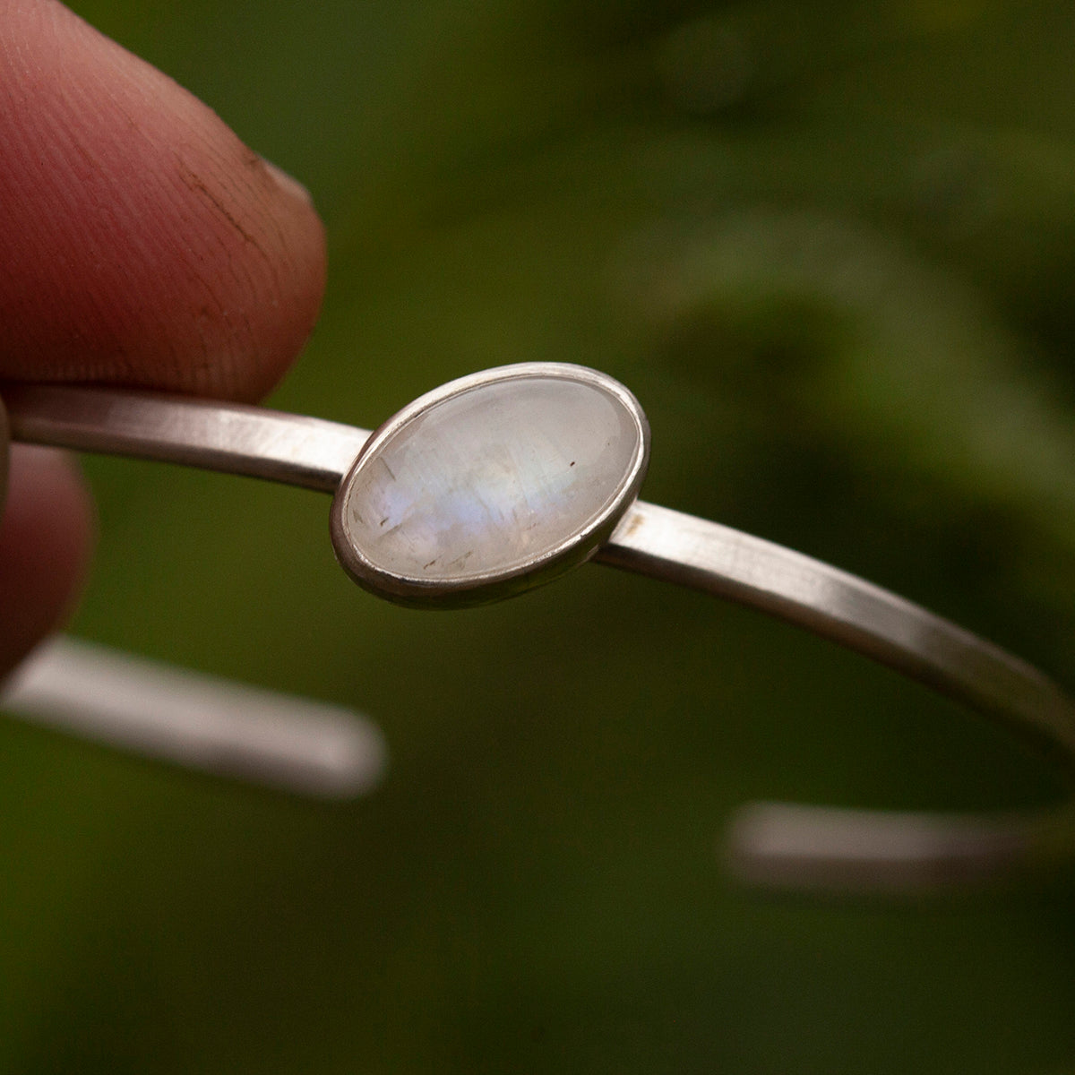 OOAK Elva bracelet #6 • white labradorite (ready to ship)