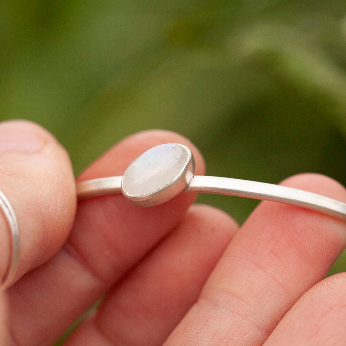OOAK Elva bracelet #6 • white labradorite (ready to ship)
