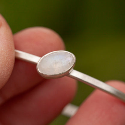 OOAK Elva bracelet #6 • white labradorite (ready to ship)