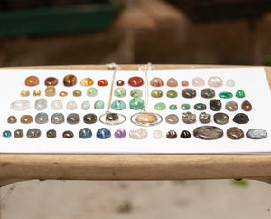 Choose Your Stone : Mae Pendant   (made to order)