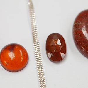 Choose Your Stone : Mae Pendant   (made to order)