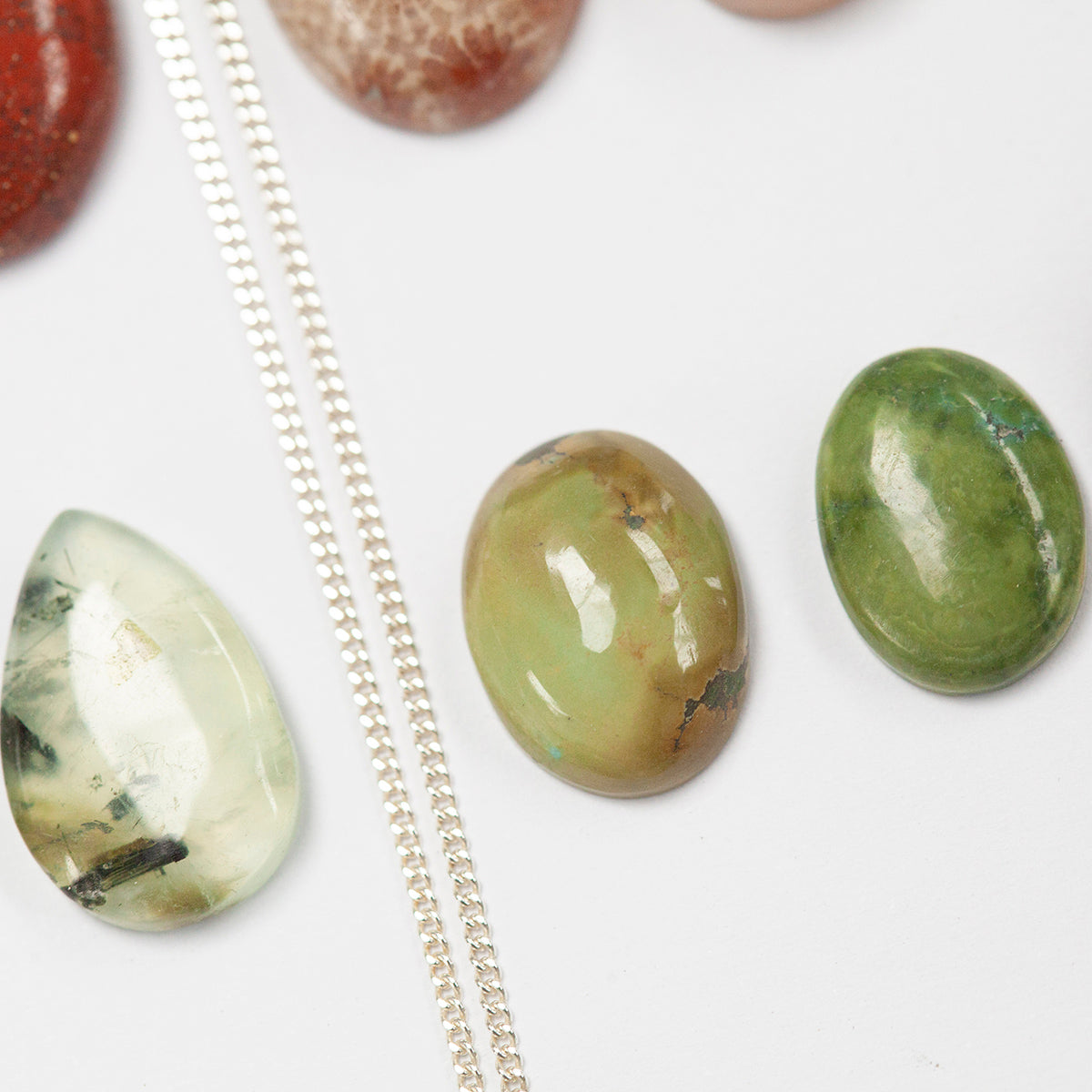 Choose Your Stone : Mae Pendant   (made to order)