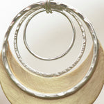 Load image into Gallery viewer, OOAK • Crescent moon pendant in silver &amp; brass #25 (ready to ship)
