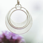 Charger l&#39;image dans la galerie, OOAK • Crescent moon pendant in silver #17 (ready to ship)
