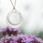 Charger l&#39;image dans la galerie, OOAK • Crescent moon pendant in silver #17 (ready to ship)
