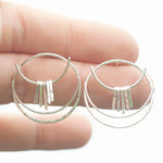Charger l&#39;image dans la galerie, OOAK Selva earrings in silver #3  (ready to ship)
