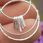 Charger l&#39;image dans la galerie, OOAK Selva earrings in silver #3  (ready to ship)
