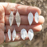 Load image into Gallery viewer, OOAK Silver Leaf earrings #3 (ready to ship)
