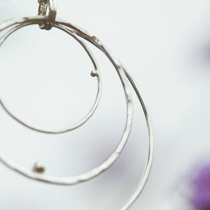 Pieza única • Colgante Cosmos en plata #4  (listo para enviar)