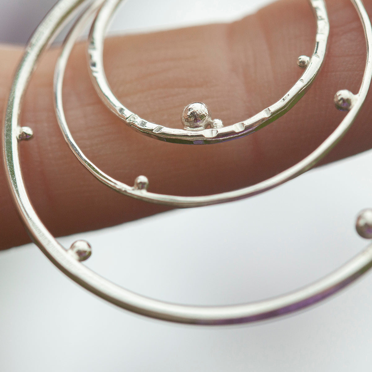 OOAK • Cosmos pendant in silver #5  (ready to ship)