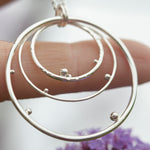 Charger l&#39;image dans la galerie, OOAK • Cosmos pendant in silver #5  (ready to ship)
