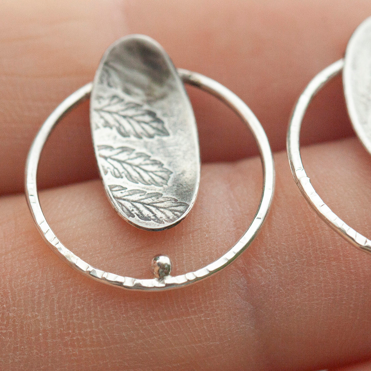 OOAK Elena earrings #7 ~ silver ~ unique (ready-to-ship)