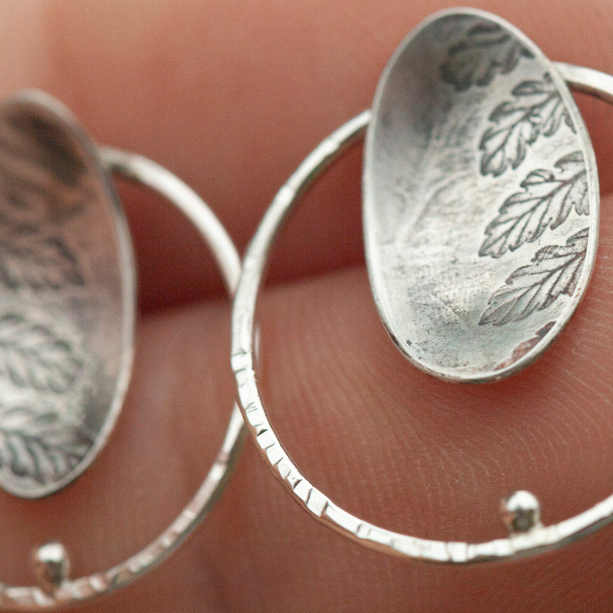 OOAK Elena earrings #7 ~ silver ~ unique (ready-to-ship)