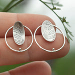 Cargar imagen en el visor de la galería, OOAK Elena earrings #7 ~ silver ~ unique (ready-to-ship)
