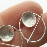 Afbeelding in Gallery-weergave laden, OOAK Elena earrings #10 ~ silver ~ unique (ready-to-ship)
