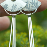 Load image into Gallery viewer, OOAK Vegetal Elira earrings #23 • Ethiopian Opal (ready to ship)
