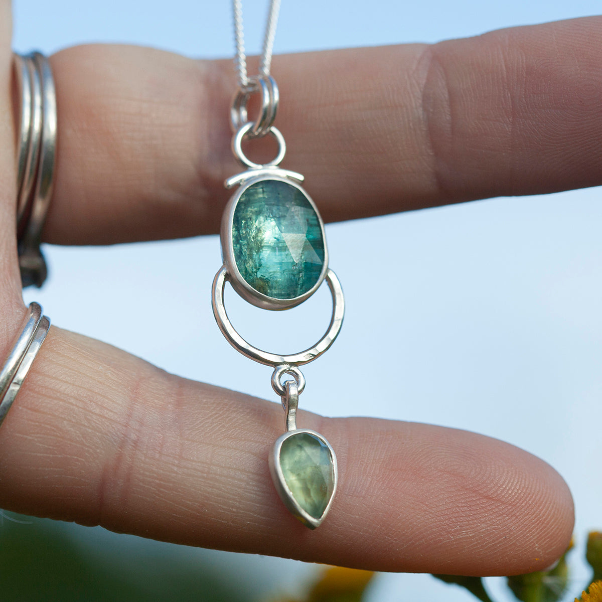 OOAK Osmose pendant #49 • Kyanite (ready to ship)