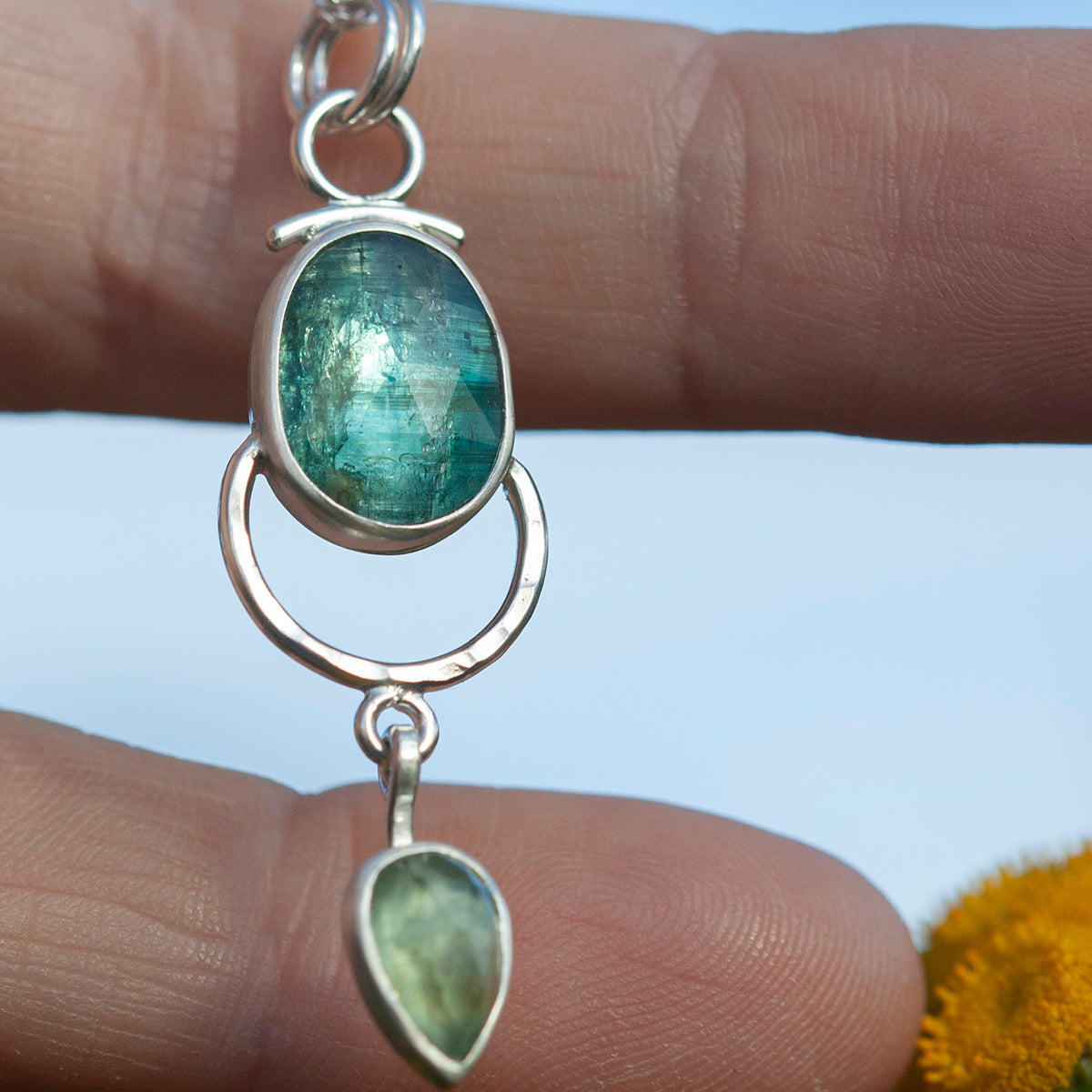 OOAK Osmose pendant #49 • Kyanite (ready to ship)