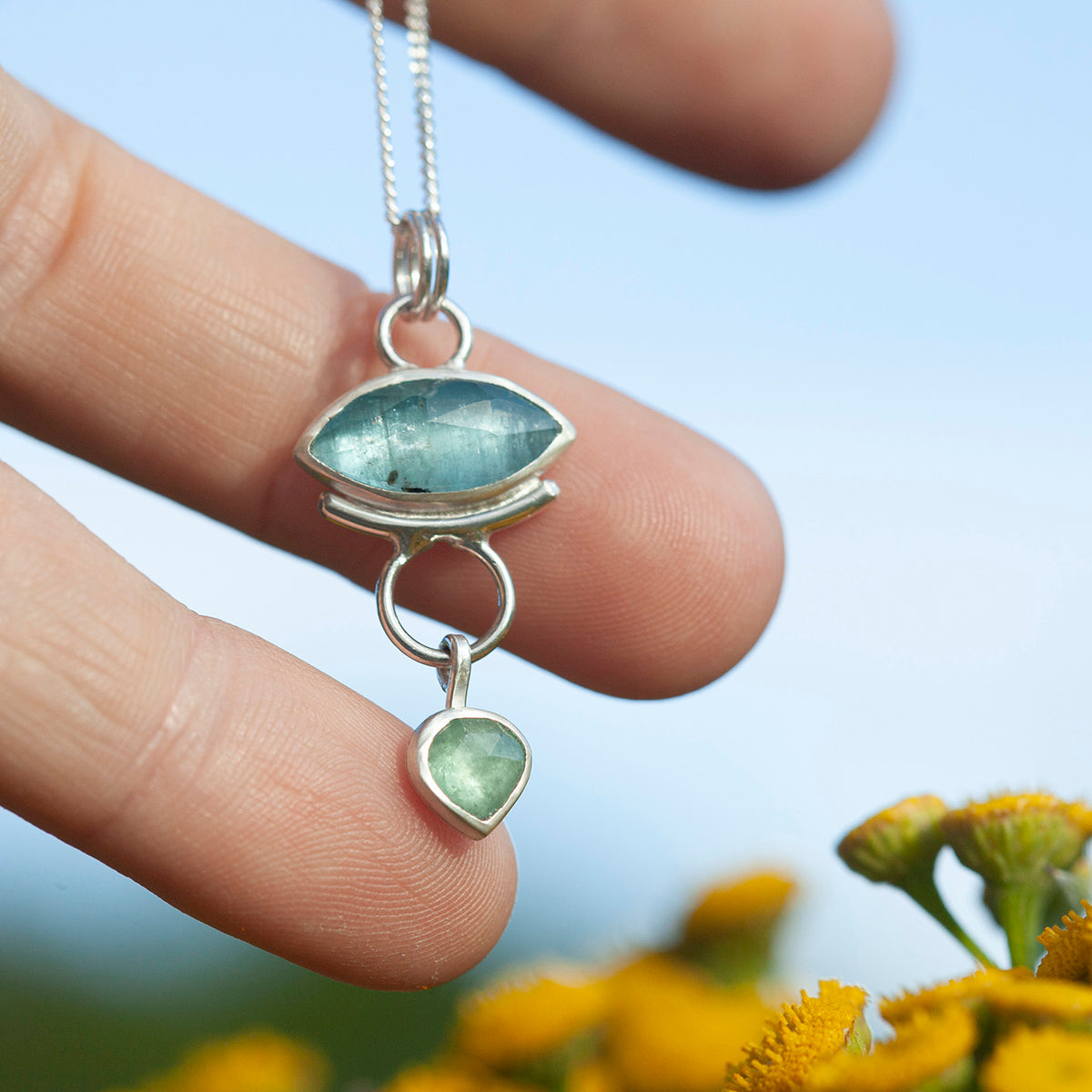 OOAK Osmose pendant #50 • Kyanite (ready to ship)