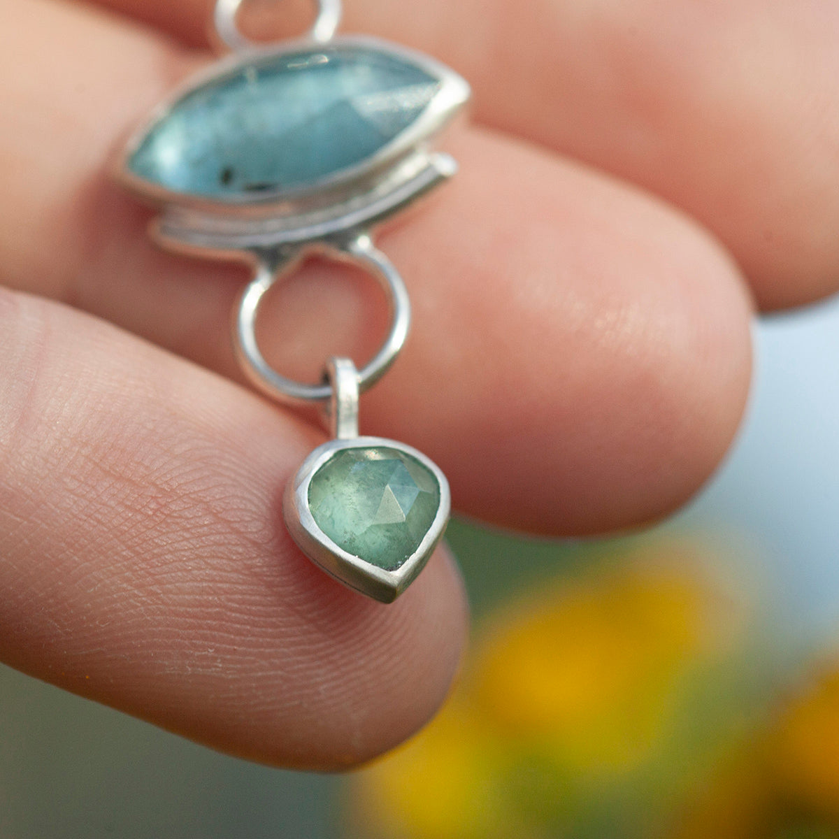 OOAK Osmose pendant #50 • Kyanite (ready to ship)