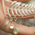 Load image into Gallery viewer, OOAK Leaf necklace #1 • Fern, Kyanite &amp; citrine (ready to ship)
