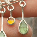 Load image into Gallery viewer, OOAK Leaf necklace #1 • Fern, Kyanite &amp; citrine (ready to ship)
