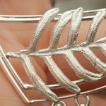 Load image into Gallery viewer, OOAK Leaf necklace #1 • Fern, Kyanite &amp; citrine (ready to ship)
