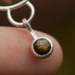 Load image into Gallery viewer, OOAK Leaf pendant #2 • Orange Labradorite (ready to ship)
