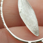 Load image into Gallery viewer, OOAK Leaf pendant #2 • Orange Labradorite (ready to ship)
