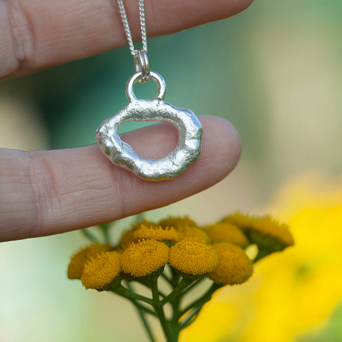 OOAK Silver Tera pendant #1 (ready to ship)