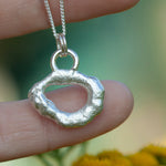 Afbeelding in Gallery-weergave laden, OOAK Silver Tera pendant #1 (ready to ship)
