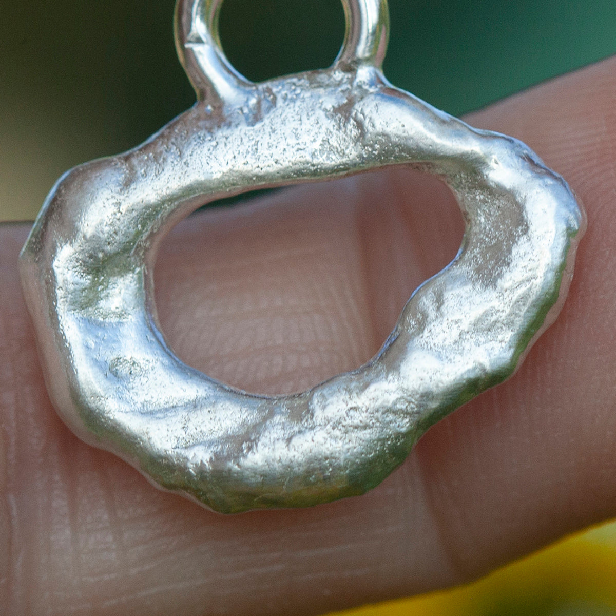 OOAK Silver Tera pendant #1 (ready to ship)