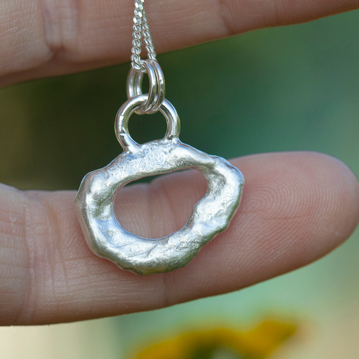 OOAK Silver Tera pendant #1 (ready to ship)