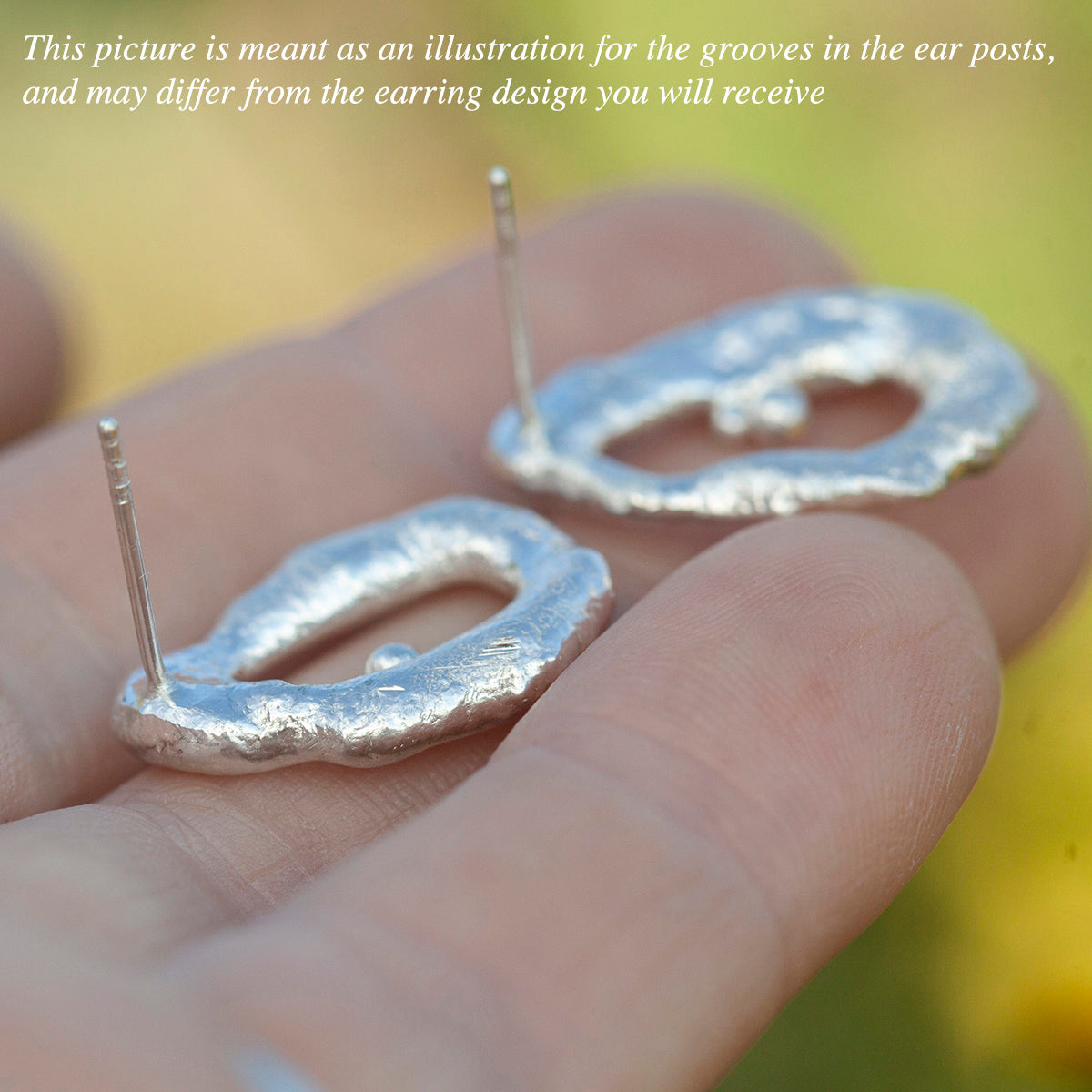 OOAK Silver Tera earrings #5 (ready to ship)