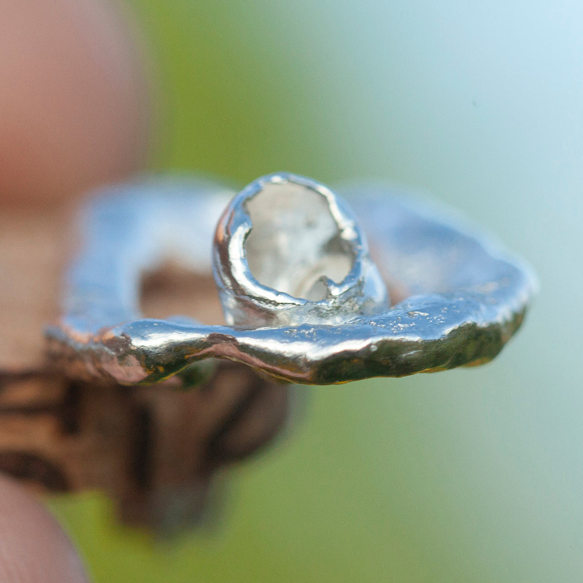 OOAK Silver Tera earrings #4 (ready to ship)