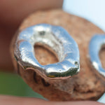 Afbeelding in Gallery-weergave laden, OOAK Silver Tera earrings #5 (ready to ship)
