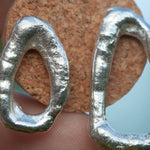 Afbeelding in Gallery-weergave laden, OOAK Silver Tera earrings #6 (ready to ship)
