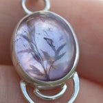 Load image into Gallery viewer, OOAK Osmose pendant #51 ~ with captured plant • Amethyst (ready to ship)
