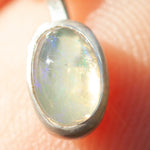 Load image into Gallery viewer, OOAK Osmose pendant #52 ~ with captured plant • Aquamarine &amp; Opal (ready to ship)
