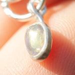 Load image into Gallery viewer, OOAK Osmose pendant #52 ~ with captured plant • Aquamarine &amp; Opal (ready to ship)
