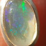 Load image into Gallery viewer, OOAK Osmose pendant #52 ~ with captured plant • Aquamarine &amp; Opal (ready to ship)
