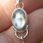 Load image into Gallery viewer, OOAK Osmose pendant #52 ~ with captured plant • Aquamarine &amp; Opal (ready to ship)
