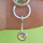Load image into Gallery viewer, OOAK Osmose pendant #54 ~ with captured plant • Lemon quartz &amp; Peridot (ready to ship)
