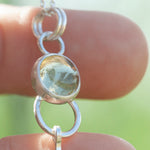Load image into Gallery viewer, OOAK Osmose pendant #54 ~ with captured plant • Lemon quartz &amp; Peridot (ready to ship)
