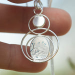 Load image into Gallery viewer, OOAK Osmose pendant #55 ~ with captured plant • Rose Quartz (ready to ship)
