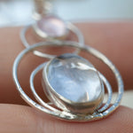 Load image into Gallery viewer, OOAK Osmose pendant #55 ~ with captured plant • Rose Quartz (ready to ship)
